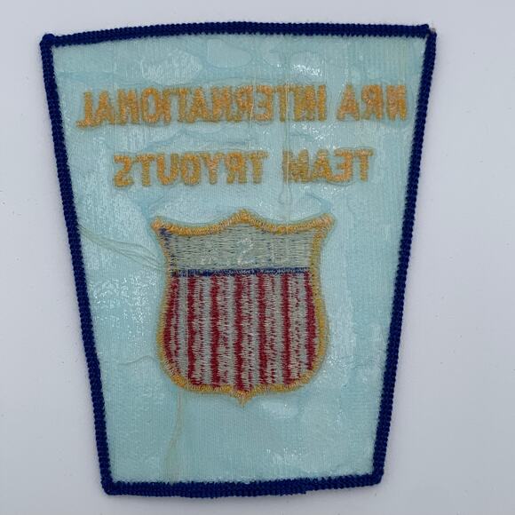 NRA National Rifle Association International Team Tryouts USA Patch - Picture 2 of 2